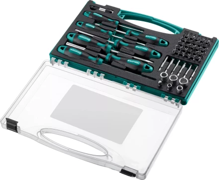 Набор: отвертки X-Drive с кованым хромомолибденованадиевым стержнем SlimFit, ситема насечек NSS, двухкомпонентная рукоятка 25815 купить в Нижневартовске