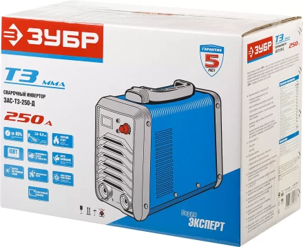 Сварочный инвертор с дисплеем ММА ЗАС-Т3-250-Д серия ПРОФЕССИОНАЛ купить в Нижневартовске