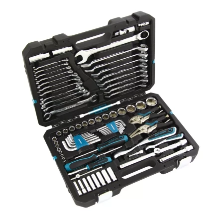 Набор инструментов 78 предметов , 120 зубьев, CrV, 1/4", 1/2" Gross 14148 купить в Нижневартовске