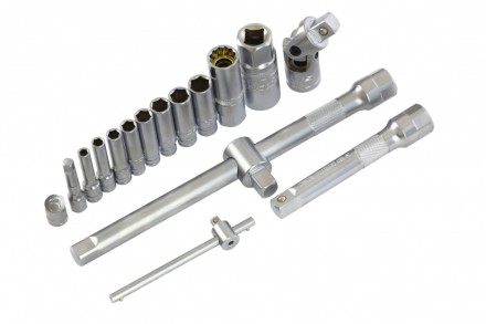 Набор инструментов 78 предметов , 120 зубьев, CrV, 1/4&quot;, 1/2&quot; Gross 14148 купить в Нижневартовске