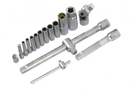 Набор инструментов 78 предметов , 120 зубьев, CrV, 1/4", 1/2" Gross 14148 купить в Нижневартовске