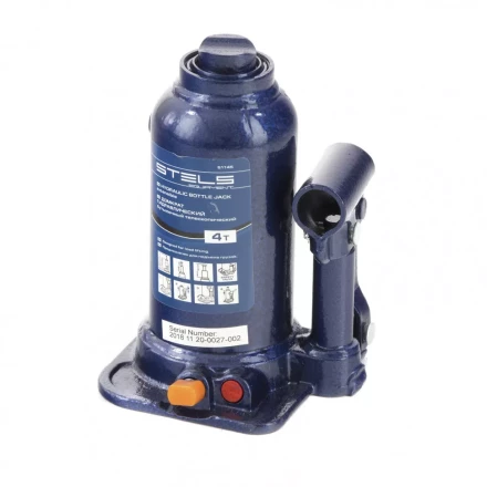 Домкрат гидравлический бутылочный телескопический 4 т подъем 170-420 мм Stels 51145 купить в Нижневартовске