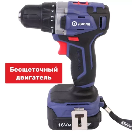Аккумуляторная дрель-шуруповерт Диолд ДЭА-16Л-08 купить в Нижневартовске