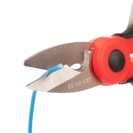 Ножницы электрика универсальные КВТ ES-02 для резки проводов до 6 мм (102358) купить в Нижневартовске