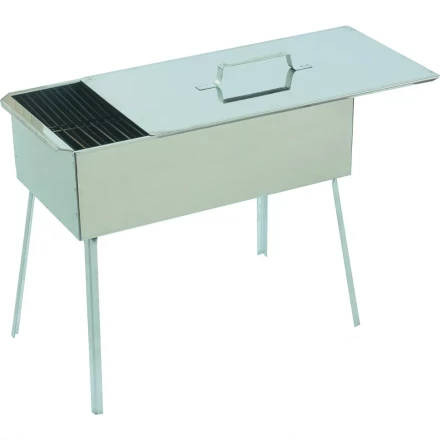 Коптильня двухъярусная 500x270x175 нержавеющая сталь 0,8 мм с поддоном на ножках PALISAD Camping 69526 купить в Нижневартовске