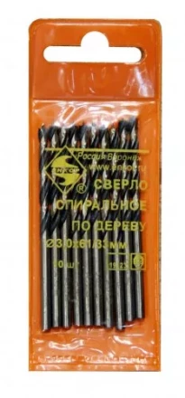 Сверло для дерева 3 мм спиральное 19123 купить в Нижневартовске
