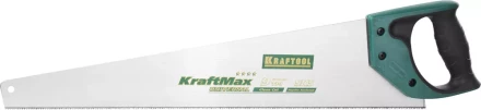 Ножовка &quot;KraftMax&quot; UNIVERSAL, универсальный точный рез, универсальный мелкий закаленный зуб, 9/10 TPI, 550мм, KRAFTOOL 15223-55 купить в Нижневартовске