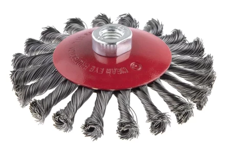 Кордщетка HAMMER тарелка 125мм для УШМ витая сталь (207-113) купить в Нижневартовске