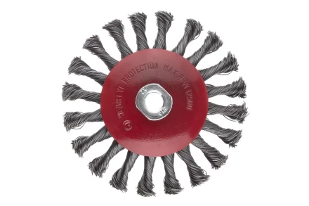 Кордщетка HAMMER тарелка 125мм для УШМ витая сталь (207-113) купить в Нижневартовске