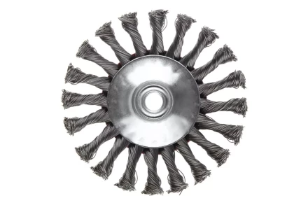 Кордщетка HAMMER тарелка 125мм для УШМ витая сталь (207-113) купить в Нижневартовске