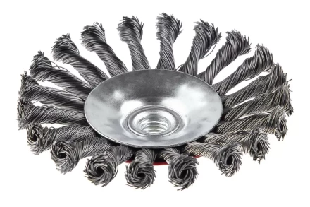 Кордщетка HAMMER тарелка 125мм для УШМ витая сталь (207-113) купить в Нижневартовске