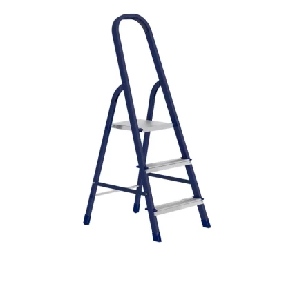Стремянка 3 ступени стальная оцинкованные ступени СИБРТЕХ 97843 купить в Нижневартовске