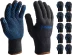 ЗУБР МАСТЕР, L-XL, полушерстяные перчатки с точечным ПВХ покрытием, утеплённые, противоскользящие, 7 класс, 10 пар (11462-H10) купить в Нижневартовске