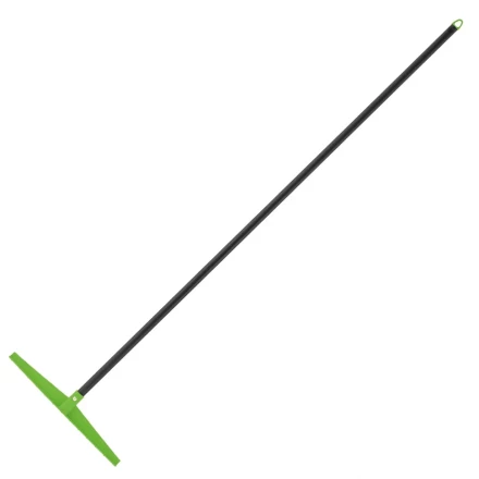 Грабли пластиковые, 430 мм, 13 прямых зубьев, металлический черенок, Сибртех 61730 купить в Нижневартовске