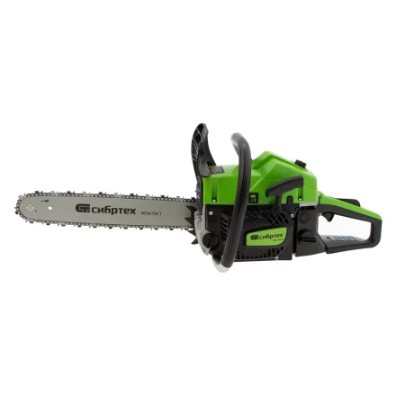 Пила цепная бензиновая БП-4540, 45 см3, шина 40 см, шаг 0.325, паз 1,5 мм, 64 звена Сибртех 95208 купить в Нижневартовске