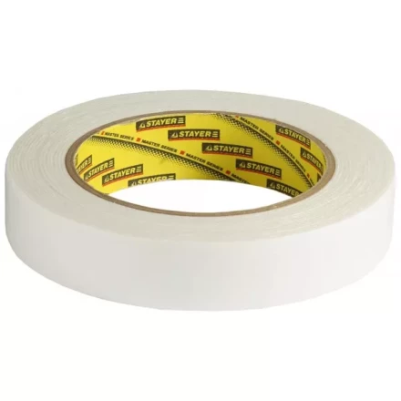 Двухсторонняя клейкая лента на вспененной основе, STAYER Professional 12231-25-05, белая, 25мм х 5м 12231-25-05 купить в Нижневартовске