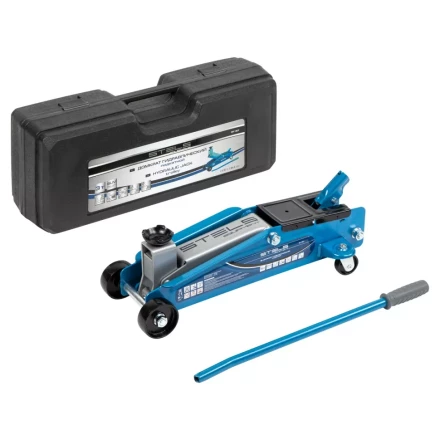 Домкрат гидравлический подкатной, высокий подъем, 3т, SUV, 190-535 мм, в кейсе Stels 51157 купить в Нижневартовске