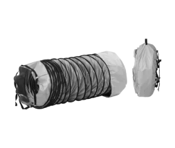 Комплект: рукав гибкий из ПВХ (600 мм, длина 6 м), сумка и фиксирующий ремень для теплогенераторов BALLU JUMBO