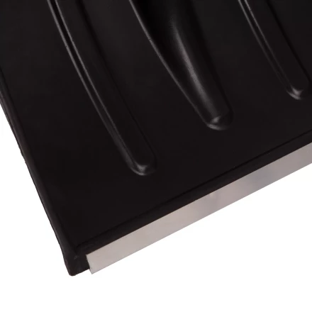 Лопата для уборки снега пластиковая, 380х385х1420 мм, деревянный черенок Россия 615745 купить в Нижневартовске