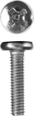 Винт ЗУБР "МАСТЕР" DIN 7985, класс прочности 4.8, оцинкованный, M3x12мм, 5кг 303150-03-012 купить в Нижневартовске