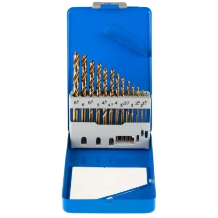 Набор ЗУБР "ЭКСПЕРТ" Свёрла "КОБАЛЬТ" по металлу, быстрорежущая сталь Р6М5К5, в мет. боксе, 1,5-6,5мм, 13шт 29626-H13-M купить в Нижневартовске