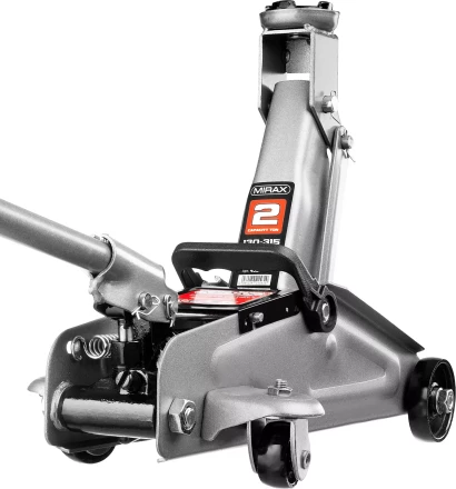 Домкрат гидравлический подкатной, 2т, 130-315мм, MIRAX 43252-2 43252-2 купить в Нижневартовске