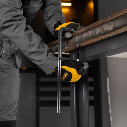 Струбцина F-образная Denzel, 80x300мм, кованая 20466 купить в Нижневартовске