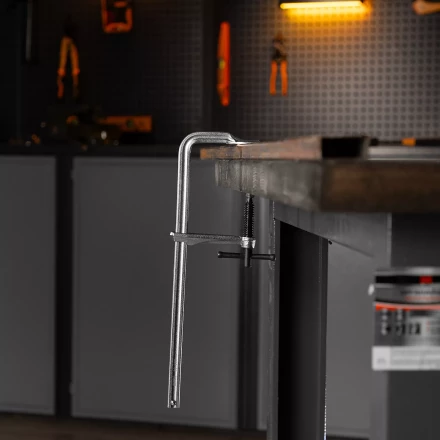 Струбцина F-образная Denzel, 80x300мм, кованая 20466 купить в Нижневартовске