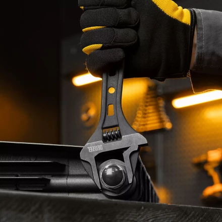 Ключ разводной Denzel 15749, 250 мм, CrV, кованый купить в Нижневартовске