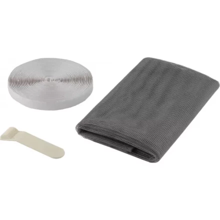 Сетка STAYER "COMFORT" противомоскитная для окна, с крепежной лентой, серая, ПЭТ, 1,1 х 1,3м 12481-11-13 купить в Нижневартовске