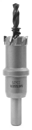 ТСТ коронка MESSER 22X25 с центрирующим сверлом и толкающей пружиной купить в Нижневартовске
