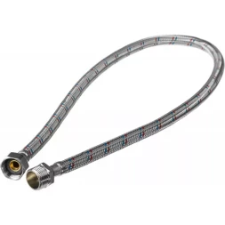 Подводка гибкая ЗУБР для воды, оплетка из нержавеющей стали, г/ш 1/2&quot; - 0,8м 51005-G/S-080