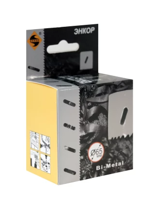 Коронка Bi-Metal Ф65 мм М3 Энкор 24165 купить в Нижневартовске