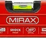 Уровень коробчатый усиленный MIRAX, утолщенный профиль, 3 противоударных ампулы (1 поворотная на 360 град), с ручками, 120 см 34603-120 купить в Нижневартовске