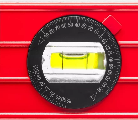 Уровень коробчатый усиленный MIRAX, утолщенный профиль, 3 противоударных ампулы (1 поворотная на 360 град), с ручками, 120 см 34603-120 купить в Нижневартовске