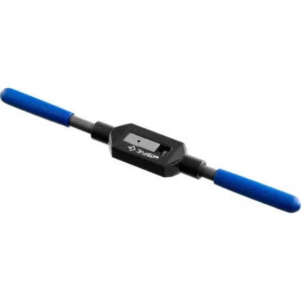 Метчикодержатель №2, с регулируемыми вкладышами, сталь 45, для метчиков - M4-M12, общая длина - 285 мм, ЗУБР Профессионал 28232-2 купить в Нижневартовске