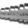 Сверло STAYER "MASTER" ступенчатое по сталям и цвет.мет., сталь HSS, d=4- 39мм,14ступ.d4-39,L -113 мм, трехгран.хв. 10мм 29660-4-39-14 купить в Нижневартовске