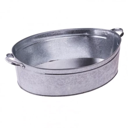 Таз оцинкованный овальный 23 литров Россия 67587 купить в Нижневартовске