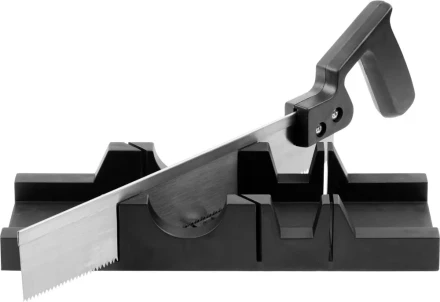 Набор DEXX: Стусло пластмассовое + пила для стусла, для заготовок до 65х35мм, ножовка 300мм 1538-30 купить в Нижневартовске