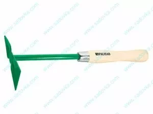 Мотыжка комбинированная "трапеция" и "лепесток"  деревянная рукоятка 350 мм  PALISAD 62315 купить в Нижневартовске