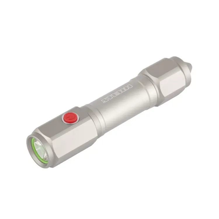 Фонарь автомобильный спасатель 1W Led встроеное лезвие молоток 3 режима 100-50-строб 3хААА Stern 90524 купить в Нижневартовске