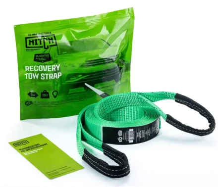 Трос буксировочный HITCH REGULAR масса авто 25т разрывная 75т 50м лента 50мм петля-петля (SZ071506) купить в Нижневартовске