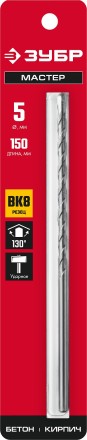 ЗУБР 5 х 150 мм, сверло по бетону (2922-150-05) купить в Нижневартовске