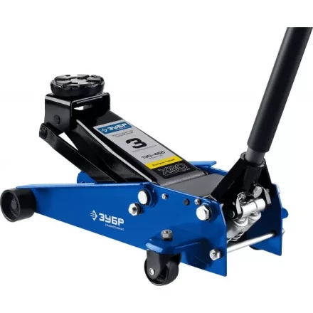 Домкрат гидравлический подкатной X80, 3т, 130-465мм, ЗУБР Профессионал 43050-3 43050-3_z01 купить в Нижневартовске