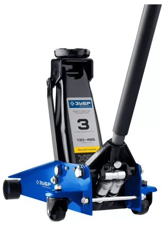 Домкрат гидравлический подкатной X80, 3т, 130-465мм, ЗУБР Профессионал 43050-3 43050-3_z01 купить в Нижневартовске