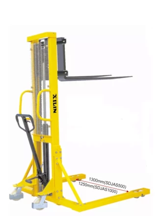 Штабелер гидравлический 1,0 т 1,6 м XILIN SDJAS1016 с раздвижными вилами и расширенными опорами 1006808 купить в Нижневартовске