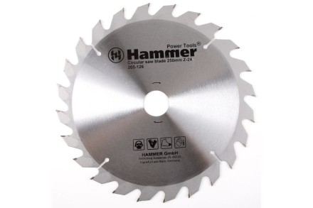 Диск пильный твердосплавный HAMMER Ф250х30мм 24зуб. купить в Нижневартовске
