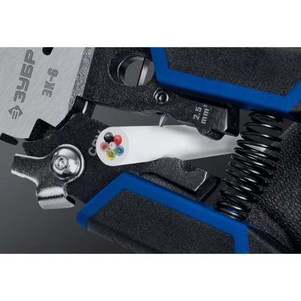 ЗУБР ЭК-6, 6в1, 210мм, электромонтажные клещи, Профессионал (23348) купить в Нижневартовске