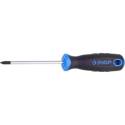 Отвертка ЗУБР "ПРОФИ" хромованадиевая сталь, двухкомпонентная рукоятка, магнит наконечник, PH1x100мм 25232-1-100_z01 купить в Нижневартовске