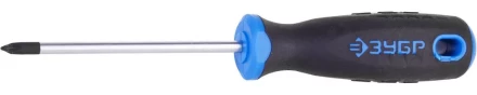 Отвертка ЗУБР "ПРОФИ" хромованадиевая сталь, двухкомпонентная рукоятка, магнит наконечник, PH1x100мм 25232-1-100_z01 купить в Нижневартовске